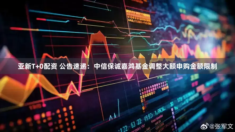 亚新T+0配资 公告速递:中信保诚嘉鸿基金调整大额申购金额限制